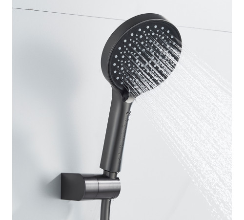 Смеситель для душа Shevanik S4716T, оружейная сталь