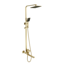 Душевая система Fmark FS8145-25C, матовое золото