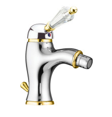 Смеситель для биде Fiore IMPERIAL-SKY  (SWAROVSKI®) 82CO5321, хром/золото