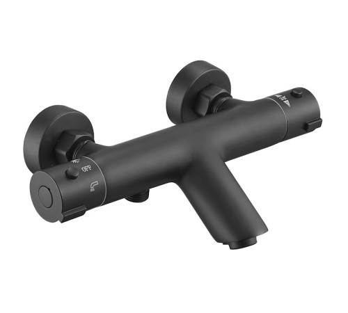 Смеситель для ванны с термостатом ESKO T3054 Black, черный
