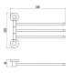 Полотенцедержатель Savol S-005603Q, графит