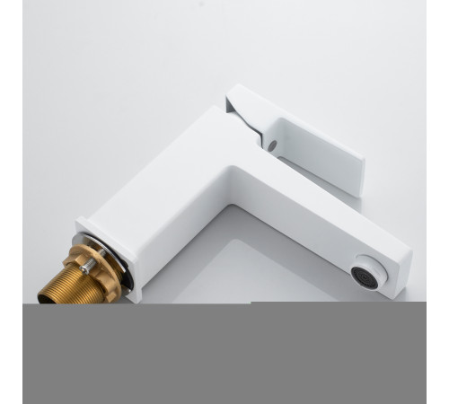 Смеситель для раковины Rose R2801C, белый