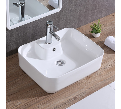 Раковина чаша WesnaArt KUBUS 3011-KUB13, белый