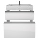 Тумба под раковину подвесная/напольная Dreja Grace Plus 70 см, белый