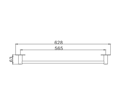 Полотенцедержатель FRAP F3801, хром