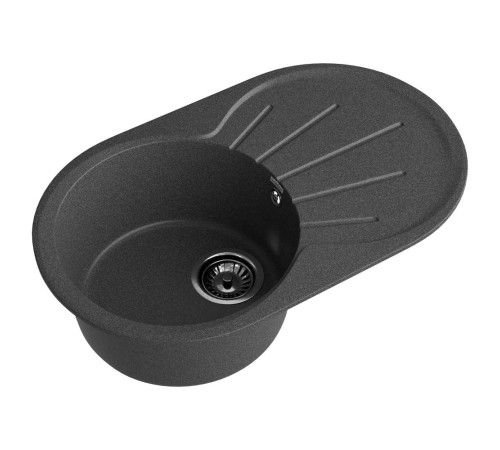 Кухонная мойка GranFest RONDO 750L, графит