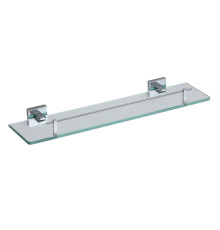 Полка стеклянная Savol S-06591A, хром
