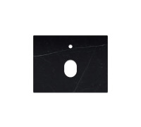 Столешница La Fenice Granite Black Olive Light Lappato Terra 60 см, черная