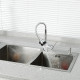 Смеситель для кухни с гибким изливом и режимом душ FRUD R42055-1, хром