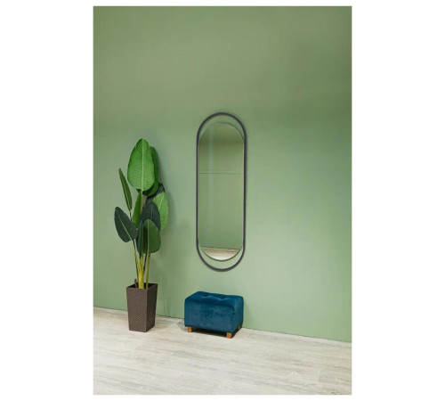Зеркало Silver Mirrors Alba 500х1500 (металлическая рама, цвет графит)