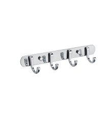 Планка с четырьмя крючками FIXSEN EQUIPMENT FX-1714, хром