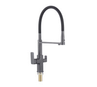 Смеситель для кухни с подключением к фильтру Savol S-L1809Q-01, графит