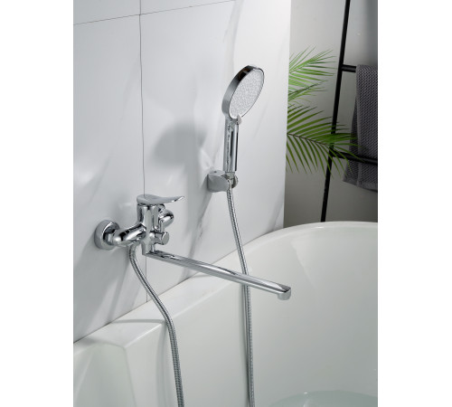 Смеситель для ванны Shevanik S4722, хром