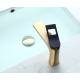 Смеситель для раковины Bronze de Luxe Element EL02GB, матовое золото