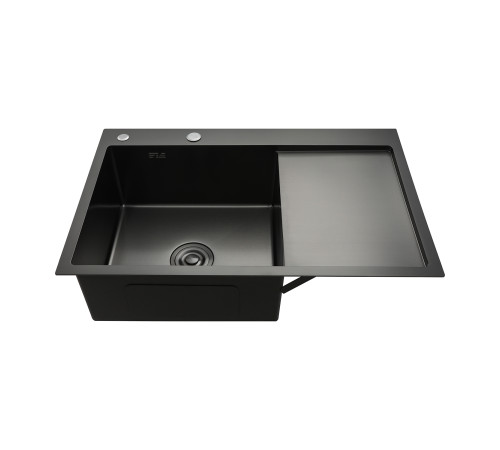 Кухонная мойка с коландером GAPPO GS7850-6L, графит