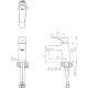Смеситель для раковины Bravat VEGA F1119177CP, хром