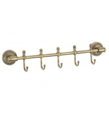 Планка с крючками Savol S-006675C, бронза