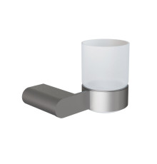 Стакан для ванной комнаты Knotlor SC102GM, оружейная сталь