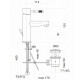 Смеситель для раковины Webert Rimini RI830102740, белый