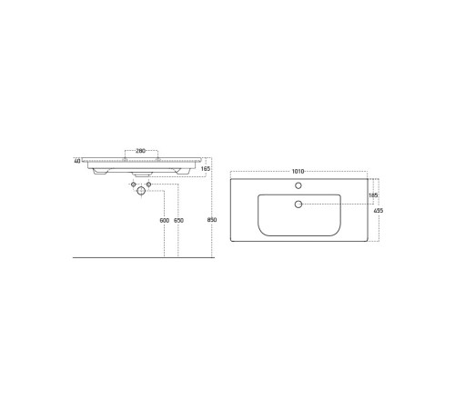 Раковина Dreja Soft 13100-KL