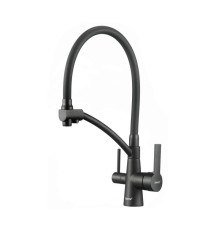 Смеситель для кухни с подключением к фильтру Savol S-L1805H-01, черный