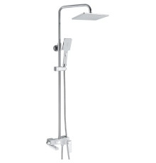 Душевая система Rose R1436F, белый/хром