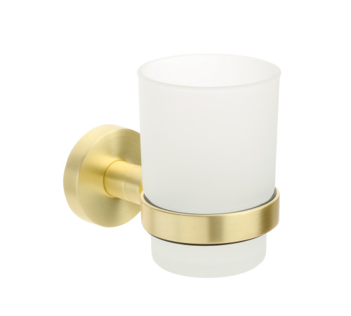 Стакан для ванной комнаты FIXSEN COMFORT GOLD FX-87006, матовое золото
