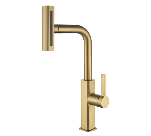 Смеситель для кухни Fmark FS8266C, матовое золото
