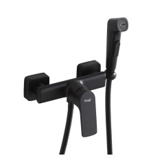 Гигиенический душ со смесителем FRAP F7586-6, черный
