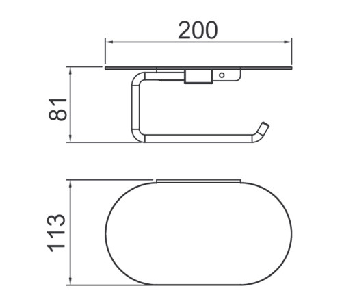 Держатель для туалетной бумаги с полочкой GAPPO G30703, хром