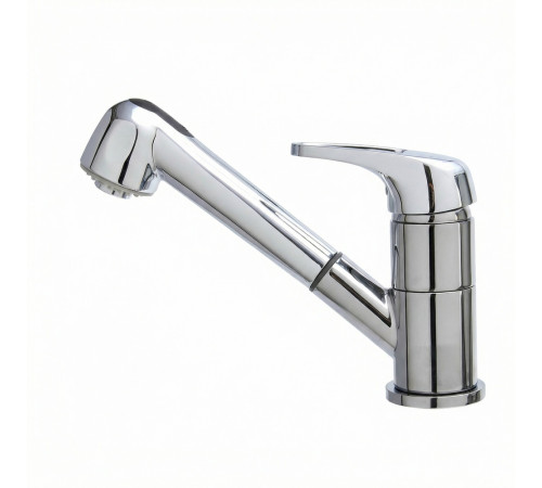 Смеситель для кухни с выдвижным изливом и режимом "душ" BRAVAT F7802933CP-SW, хром