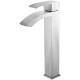 Высокий смеситель для раковины Fmark FS8611, сатин