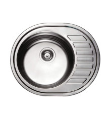 Кухонная мойка Haiba HBS4557-06, овальная