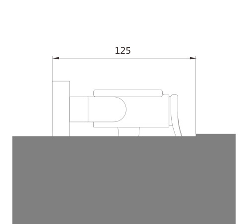 Смеситель для душа Shevanik S4716, хром
