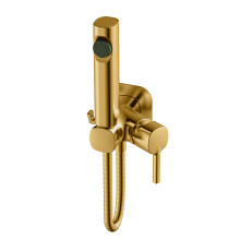 Гигиенический душ со смесителем Haiba HB5518-5, брашированное золото