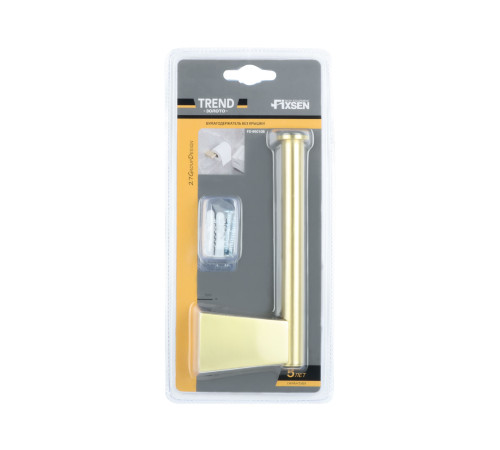 Держатель для туалетной бумаги FIXSEN TREND GOLD FX-99010B, матовое золото