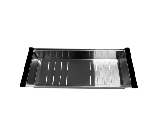 Кухонная мойка Ulgran Steel 780x500, черная брашированная сталь