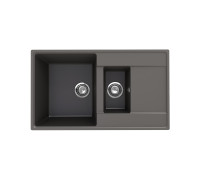 Кухонная мойка Ulgran Quartz Prima 860 1,5K-09, асфальт