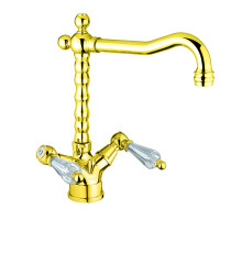 Смеситель для кухни Fiore GIOIELLI (SWAROVSKI®) 08OO0625, золото