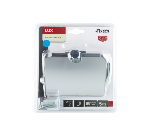 Держатель для туалетной бумаги FIXSEN LUX CHROME FX-15010, хром