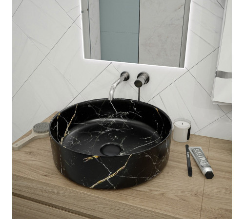 Раковина чаша Maretti EA13NS10-560MR, черный мрамор