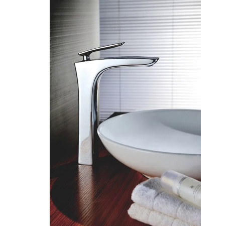 Смеситель для раковины высокий Rose R27 R2711, хром