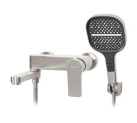 Смеситель для ванны Hansberge H4010NK, никель