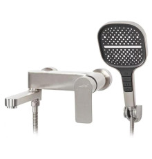 Смеситель для ванны Hansberge H4010NK, никель