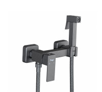 Гигиенический душ со смесителем FRAP F7504-9, оружейная сталь