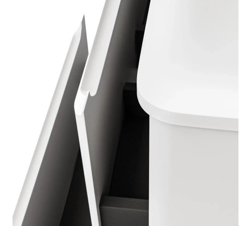 Тумба с раковиной подвесная RAVAL Вельто 2 60, белый