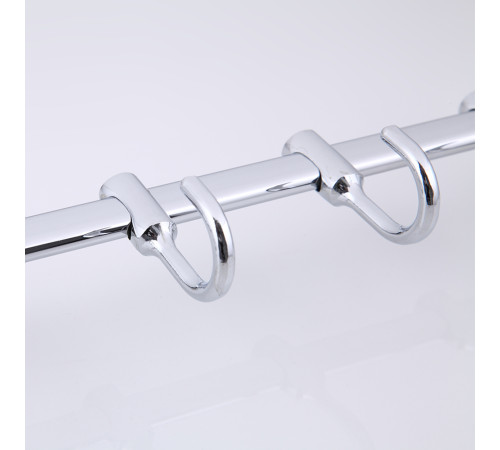 Планка с крючками FRAP F205-5, хром