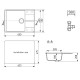 Кухонная мойка Ulgran Quartz Prima 650-09, мокрый асфальт