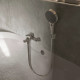 Смеситель для ванны Knotlor KN-82, хром