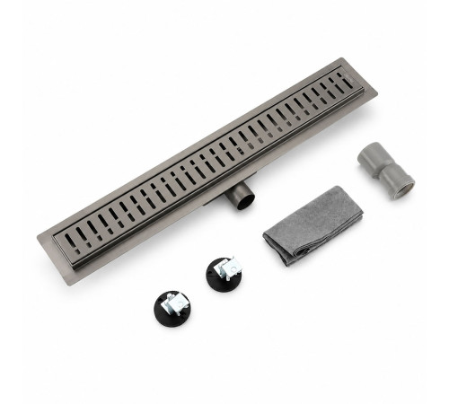 Душевой лоток GAPPO G86007-39, оружейная сталь